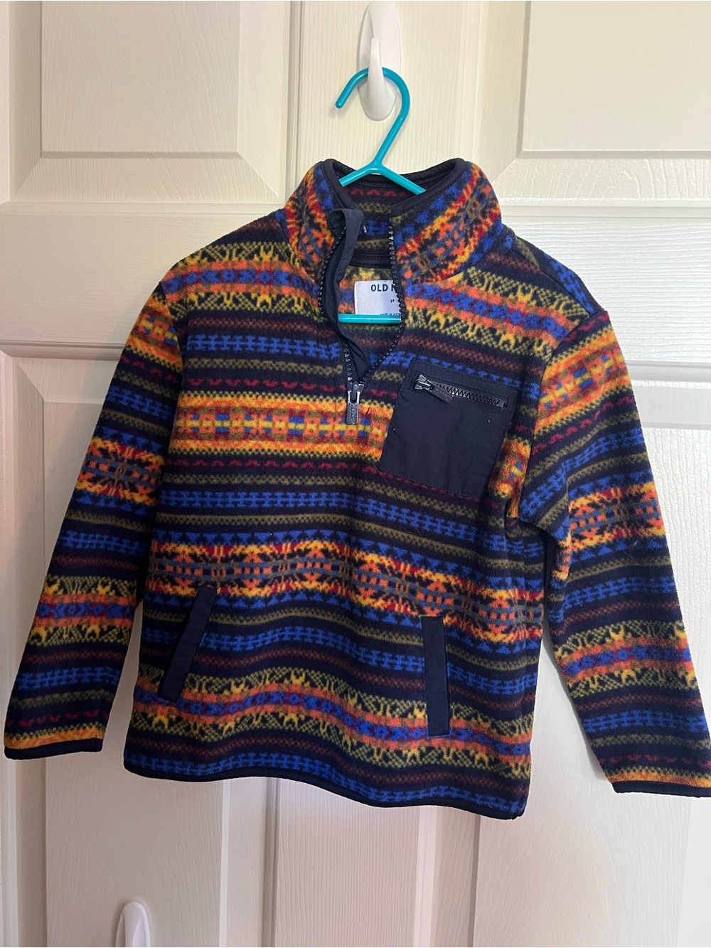 Old Navy Multicolor Fair Isle Fleece Pullover 3T